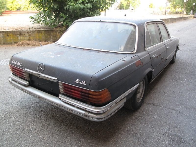 Gezocht Mercedes-Benz W116 project - loop of sloop, Auto-onderdelen, Ophalen, Mercedes-Benz