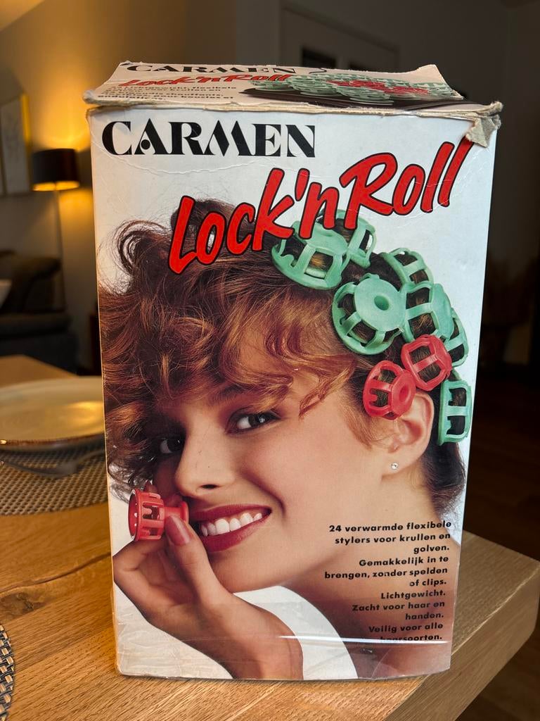 Carmen Lock 'n Roll Krulset - Vintage Haarstylerset, Ophalen of Verzenden, Gebruikt, Haarverzorging