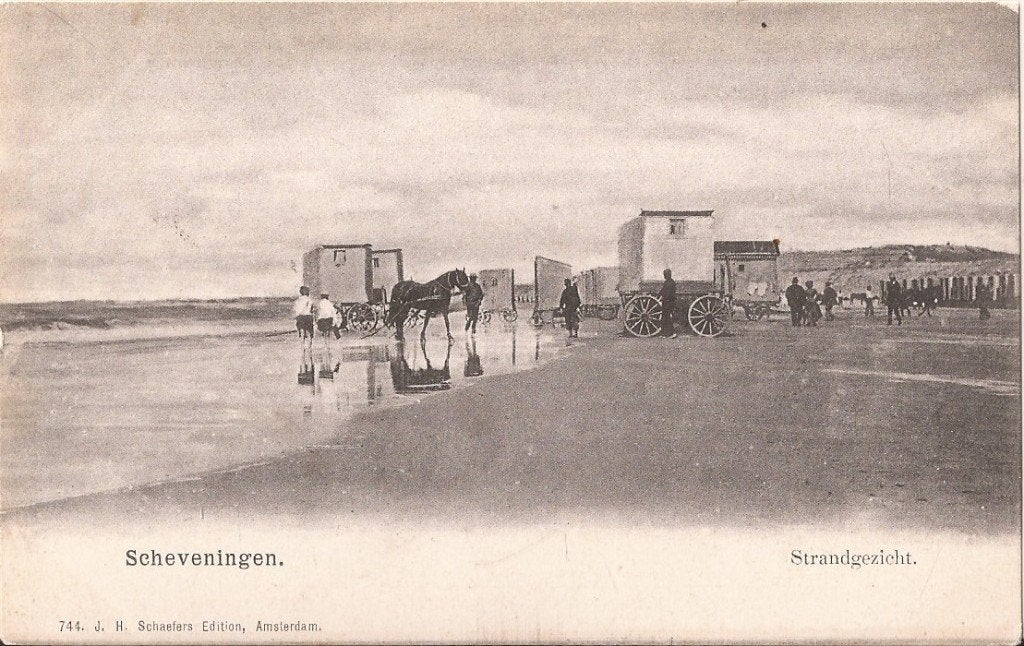 Scheveningen Standgezicht ca.1904 uitg Schaefer, Ophalen of Verzenden, Voor 1920, Ongelopen, Zuid-Holland