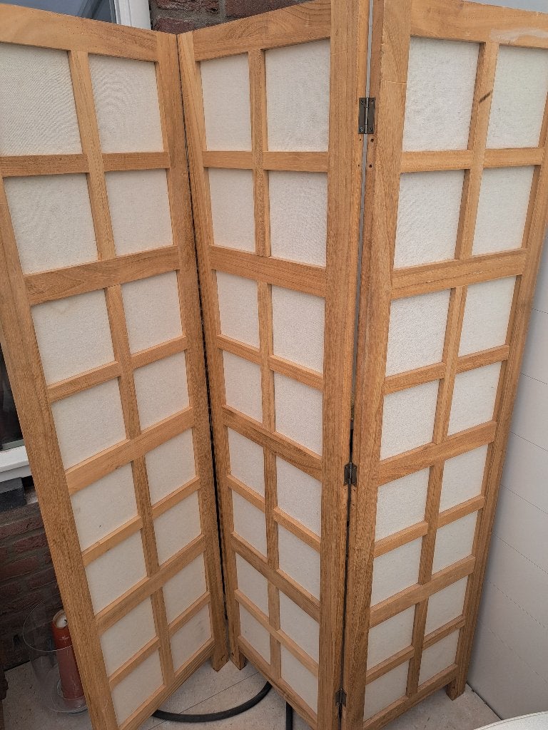 Houten scheidingswand, Ophalen