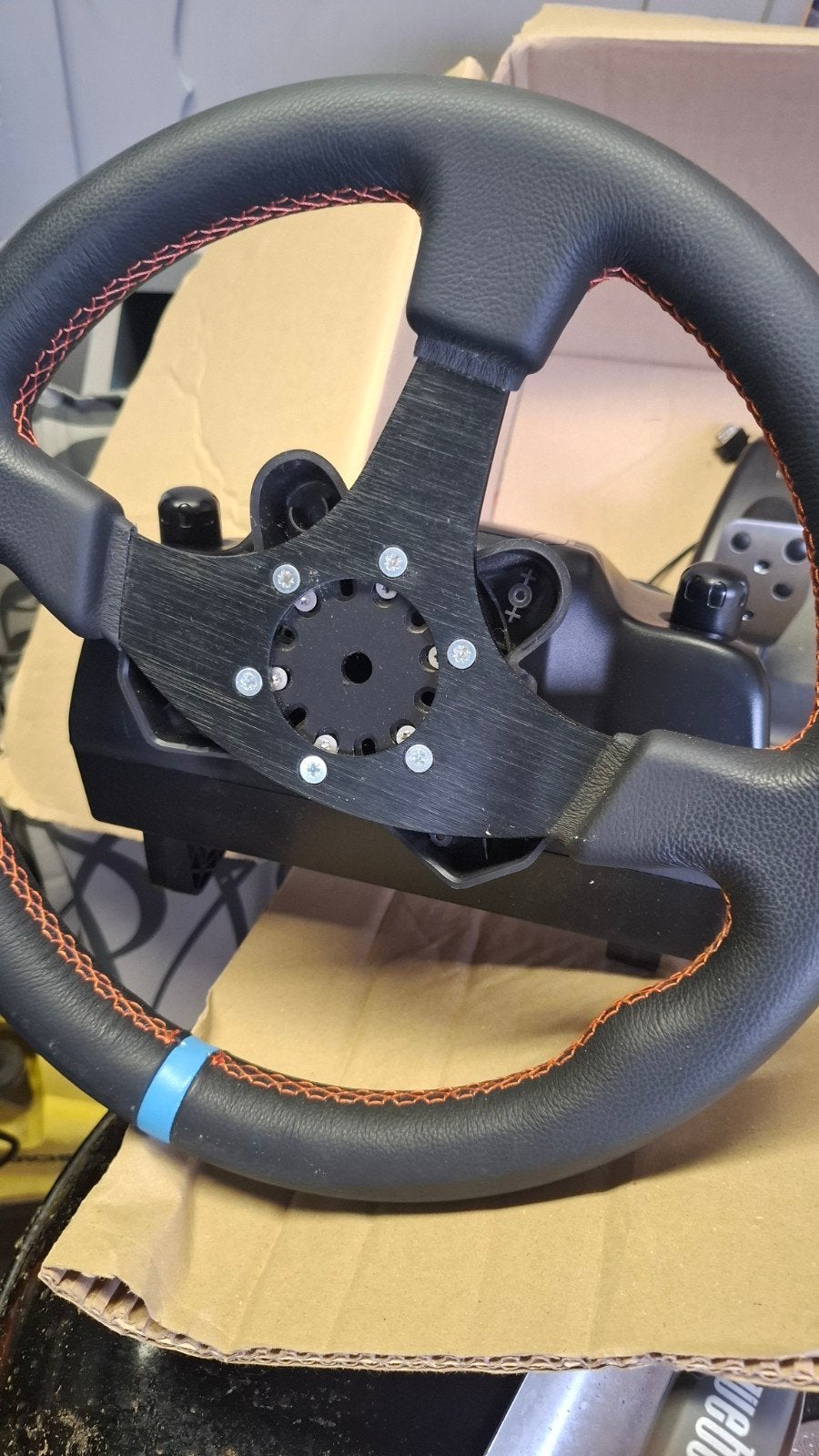 LogitechG29 racestuur, pedalen/shifter ., Spelcomputers en Games, Racestuur, Gebruikt, Force feedback, Logitech