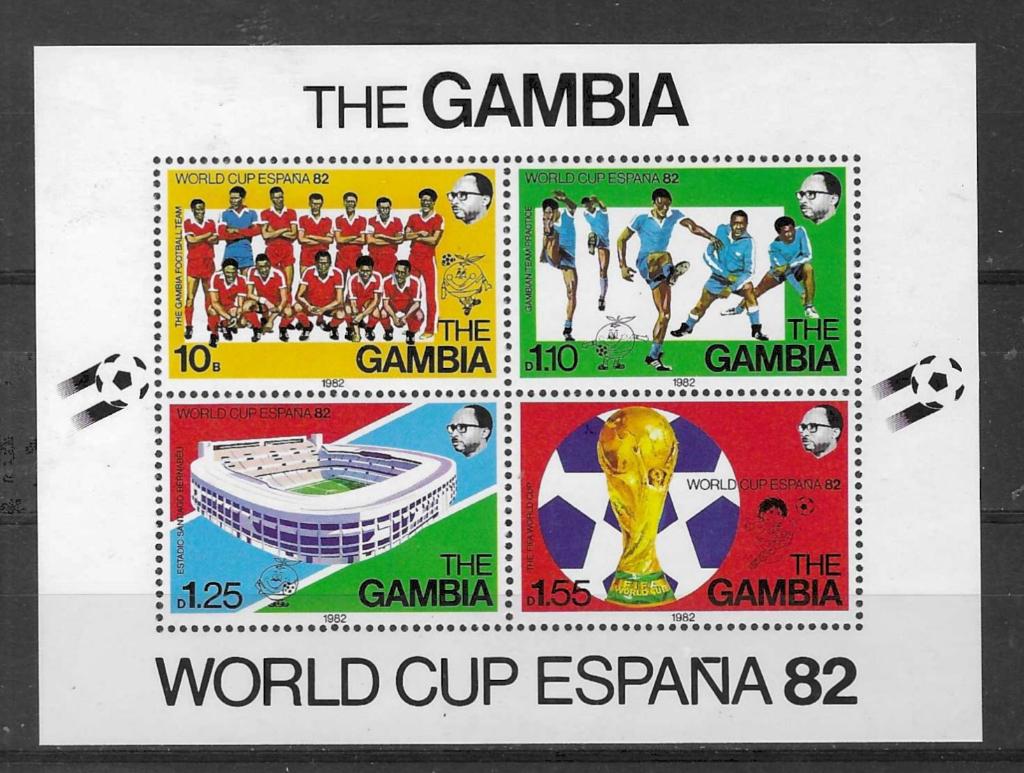 Gambia Michel blok 6 postfris, Postzegels en Munten, Ophalen of Verzenden, Overige landen, Postfris