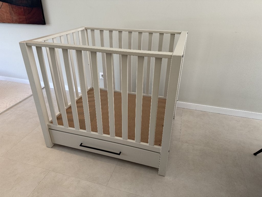 Box - Europe Baby Casper met lade || Oatmeal, Ophalen, Gebruikt, Rechthoekig, In hoogte verstelbaar