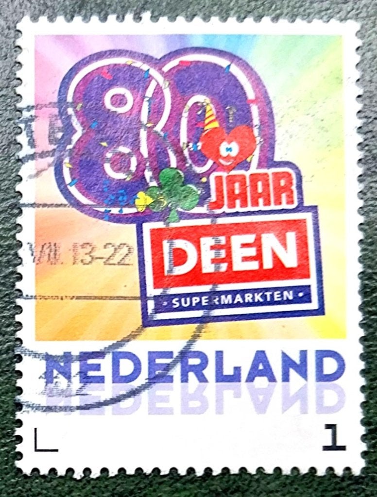 Persoonlijke postzegel bedrijfsreclame 4, Verzenden, Na 1940, Gestempeld