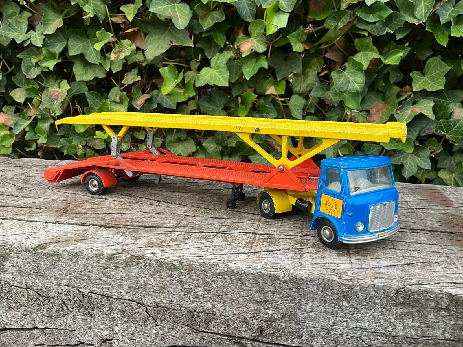 Dinky Toys H Moynor Car Transporter (1960s), Ophalen of Verzenden, Gebruikt