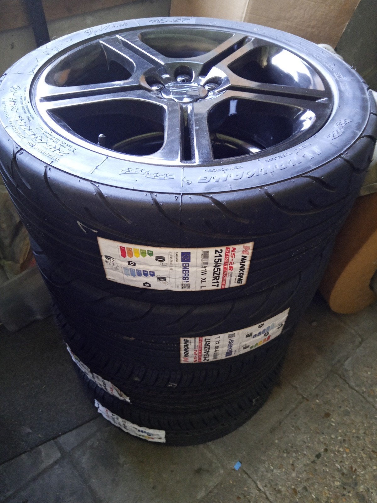 A1, seat 215-45-17, 5x100 polo, Fabia, golf4, Ibiza 5x100, Auto-onderdelen, Banden en Velgen, Ophalen, 215 mm, Banden en Velgen