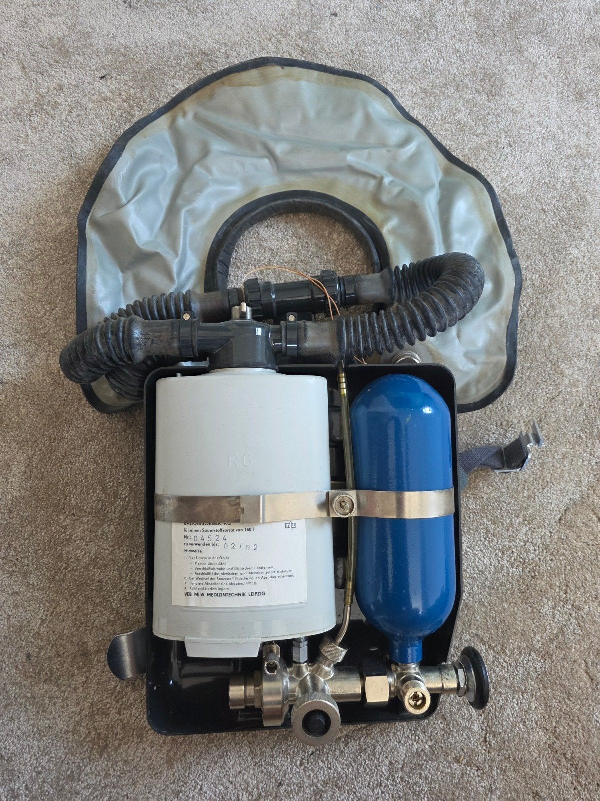Vintage VEB MLW Medizintechnik Leipzig Rebreather, Ophalen of Verzenden