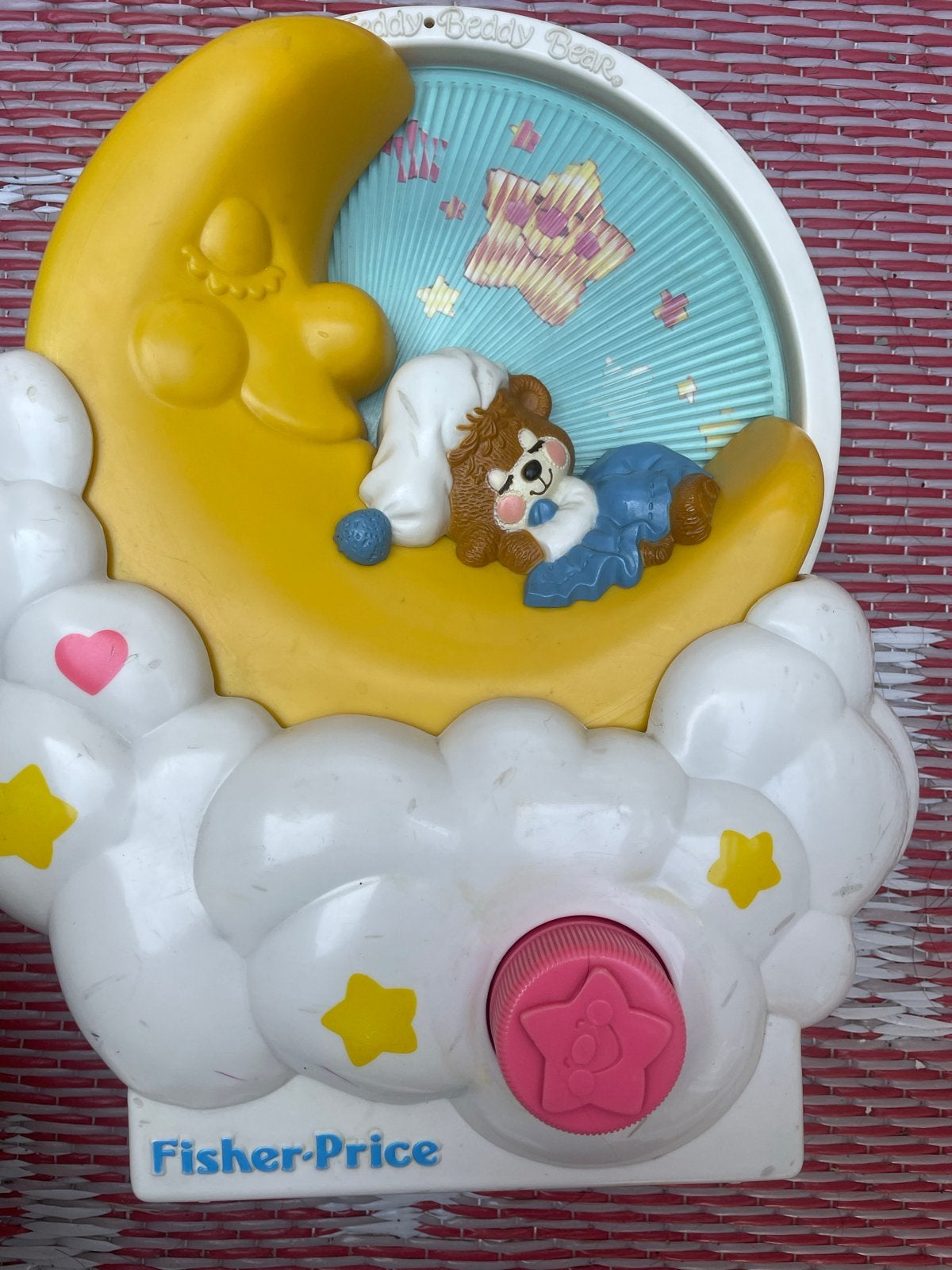 Fisher-Price Teddy Beddy Bear Muziekdoosje, Ophalen of Verzenden, Gebruikt, Overige typen, Met geluid