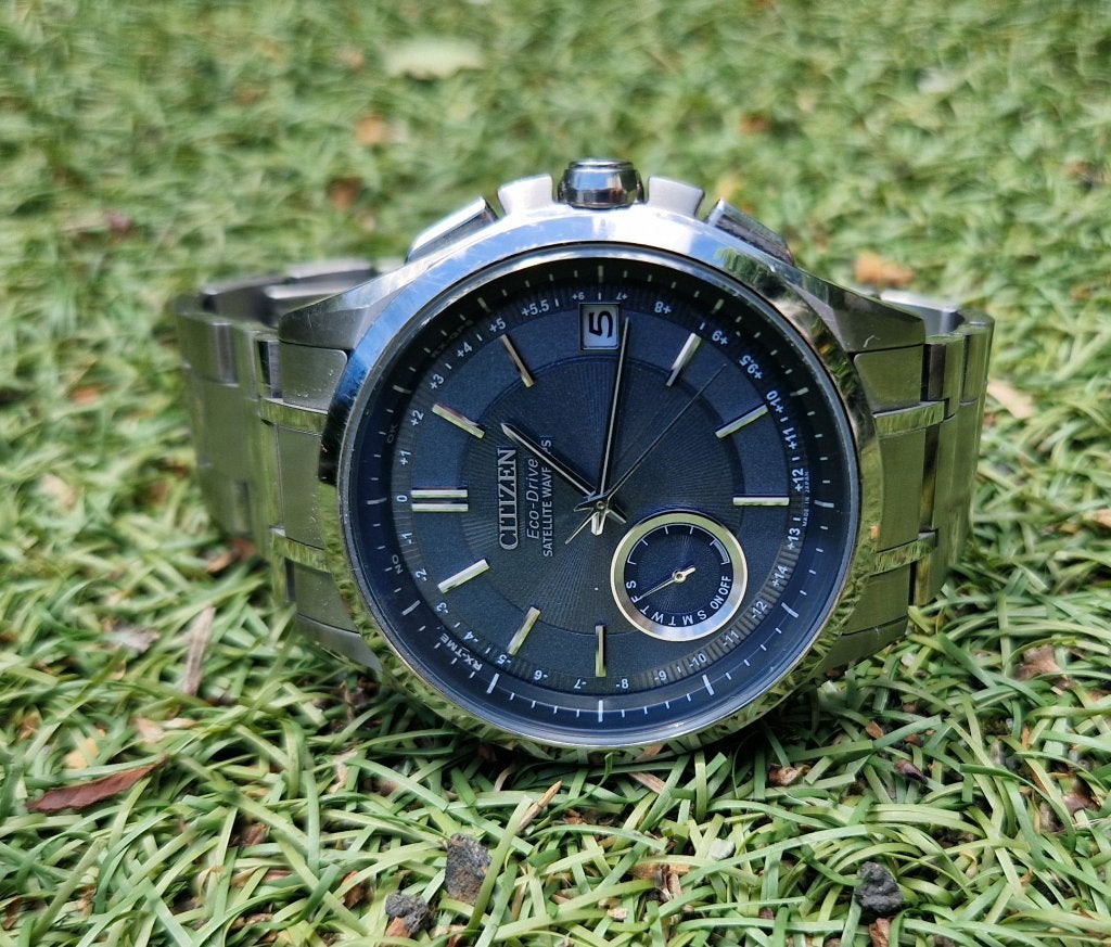 Citizen Eco-Drive Satellite Wave CC3010-53L titanium horloge, Overige materialen, Gebruikt, Overige materialen, Ophalen of Verzenden