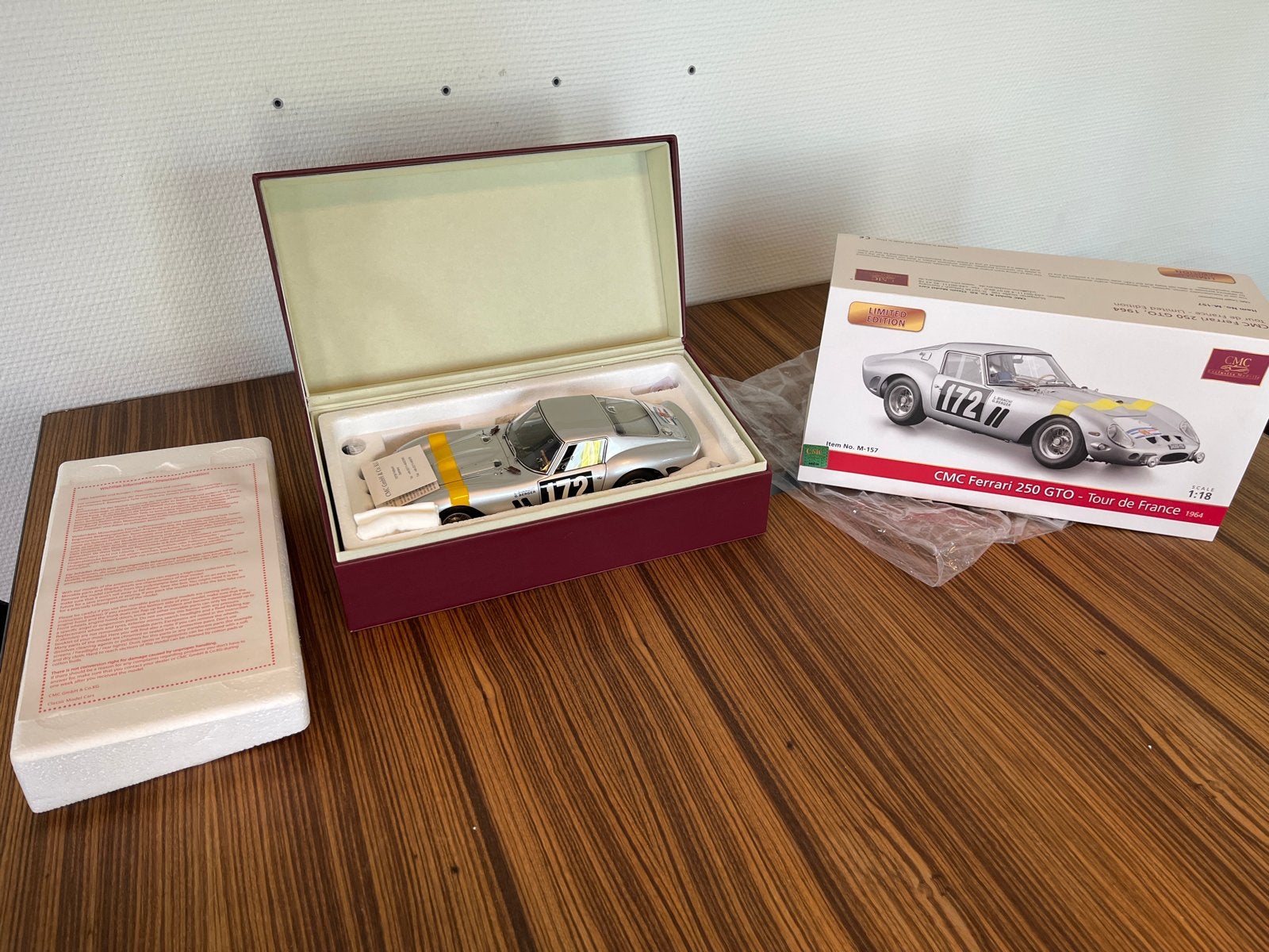 CMC Ferrari 250 GTO - Tour de France 1964 (1:18), Ophalen of Verzenden, Nieuw, Overige typen