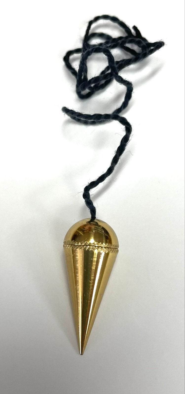 Messing Pendel met Koord - Afschroefbaar - 25mm, 9 gram, Verzenden, Nieuw