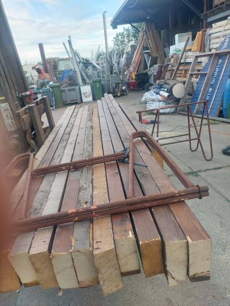 Houten balken, Doe-het-zelf en Verbouw, Hout en Planken, Ophalen, Zo goed als nieuw, Balk, Overige houtsoorten