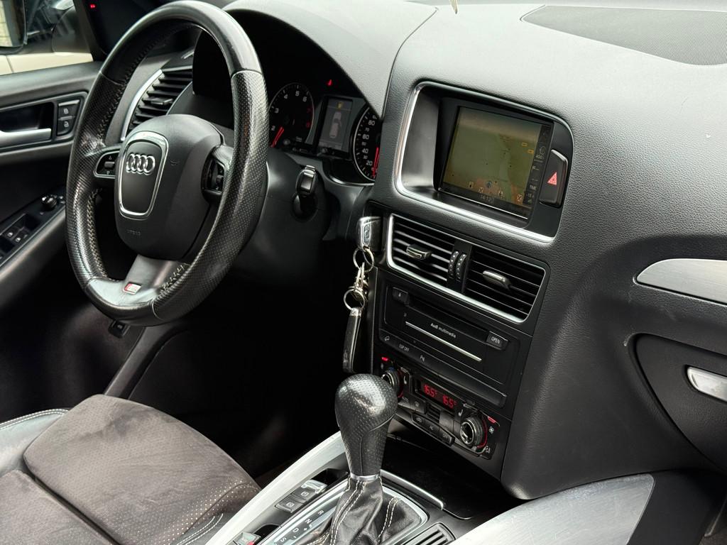 Audi Q5 2.0 TFSI quattro Pro Line Automaat Panoramdak Airco, Auto's, Automaat, Gebruikt, 4 cilinders, Leder en Stof