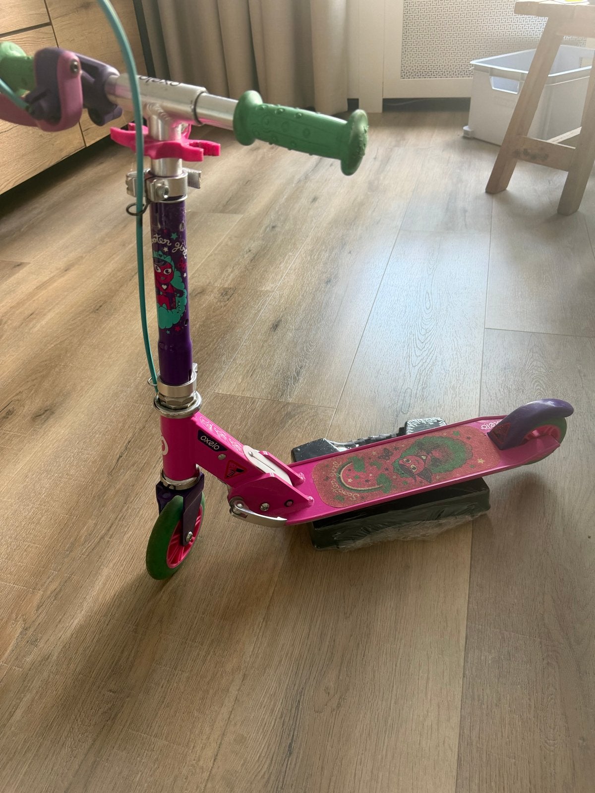 Roze Oxelo kinderstep - Gebruikt maar in goede staat, Fietsen en Brommers, Ophalen, Gebruikt, Overige typen