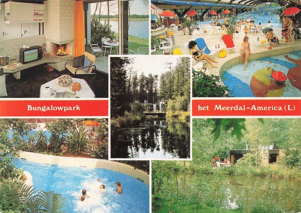 Sporthuis Centrum Bungalowpark Het Meeldal, America, Ophalen of Verzenden, 1980 tot heden, Gelopen, Limburg