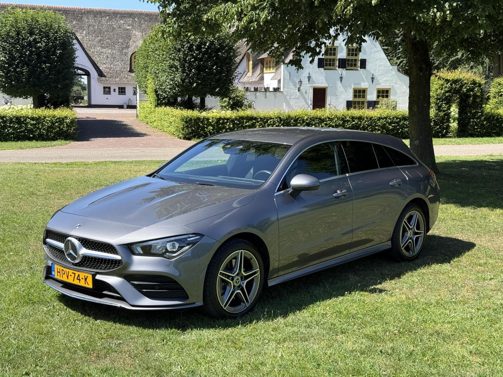Mercedes CLA-klasse Shooting Brake 250 e Hybrid AMG line, Auto's, CLA, Gebruikt, 4 cilinders, Hybride Elektrisch/Benzine