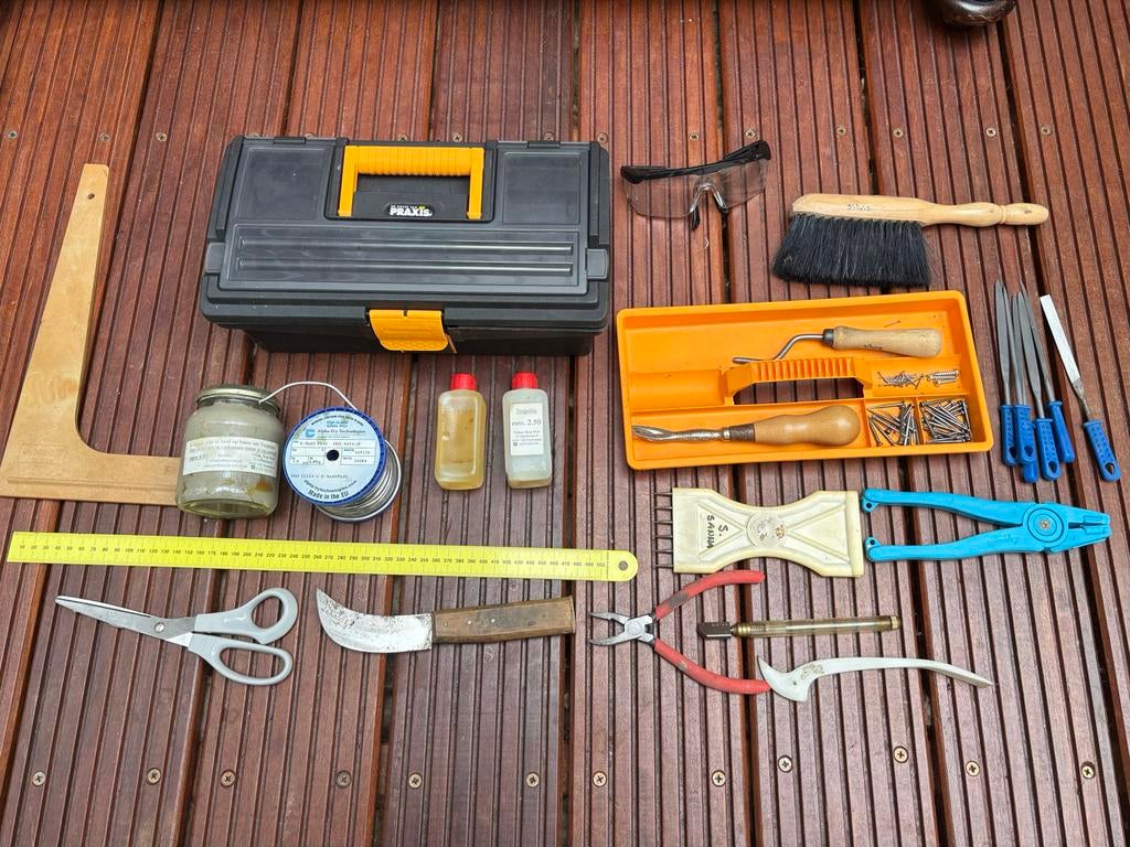 Grote set diverse gereedschappen met gereedschapskist, Ophalen of Verzenden