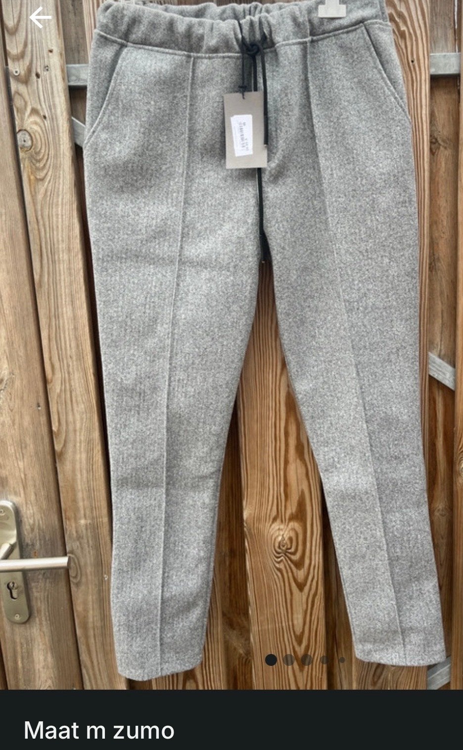 Zumo Heren Broek - Grijs - Maat M - Nieuw met kaartje, Kleding | Heren, Ophalen of Verzenden, Nieuw, Maat 48/50 (M), Grijs