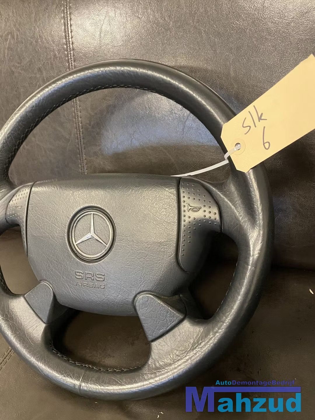 MERCEDES SLK R170 W208 CLK Zwart stuurwiel stuur leer airbag, Auto-onderdelen, Gebruikt, Mercedes-Benz AG, Mercedes-Benz, Ophalen of Verzenden
