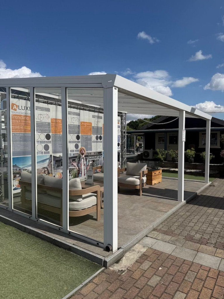 Showmodel Veranda Topline 6000x3500 mm incl., Tuin en Terras, Ophalen, Gebruikt, Veranda