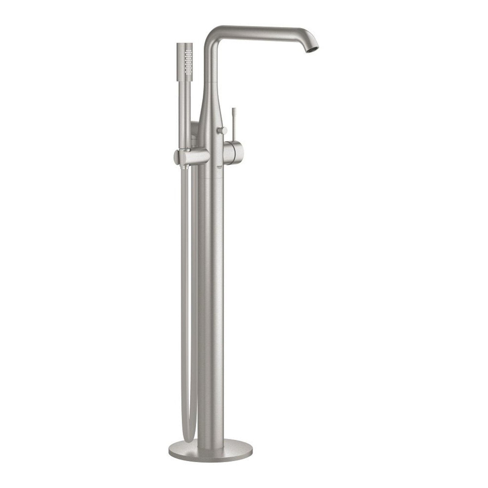 Grohe Essence Vrijstaande Badkraan RVS Geborsteld, Ophalen, Nieuw, Rvs, Kraan
