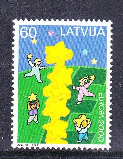 Letland 2000 pf mi 519 europa cept, Verzenden, Overige landen, Postfris