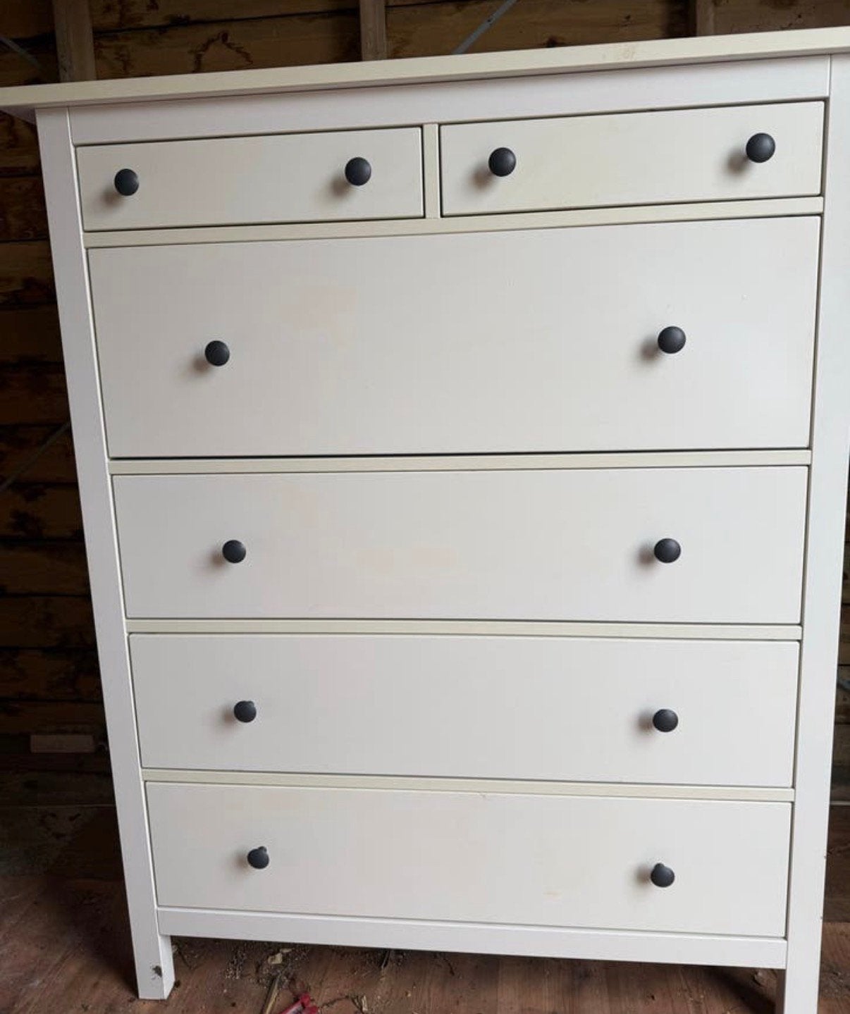 Hemnes ladekast 6 lades- lees advertentie, Gebruikt, 5 laden of meer, 100 tot 150 cm, Ophalen of Verzenden
