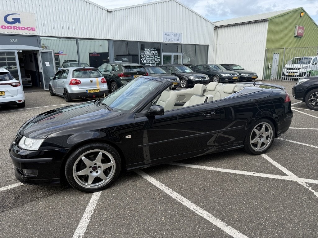 Saab 9-3 Cabrio 2.8 V6 T Aero (bj 2007, automaat), Auto's, Saab, 12 maanden, Gebruikt, Beige, 4 stoelen