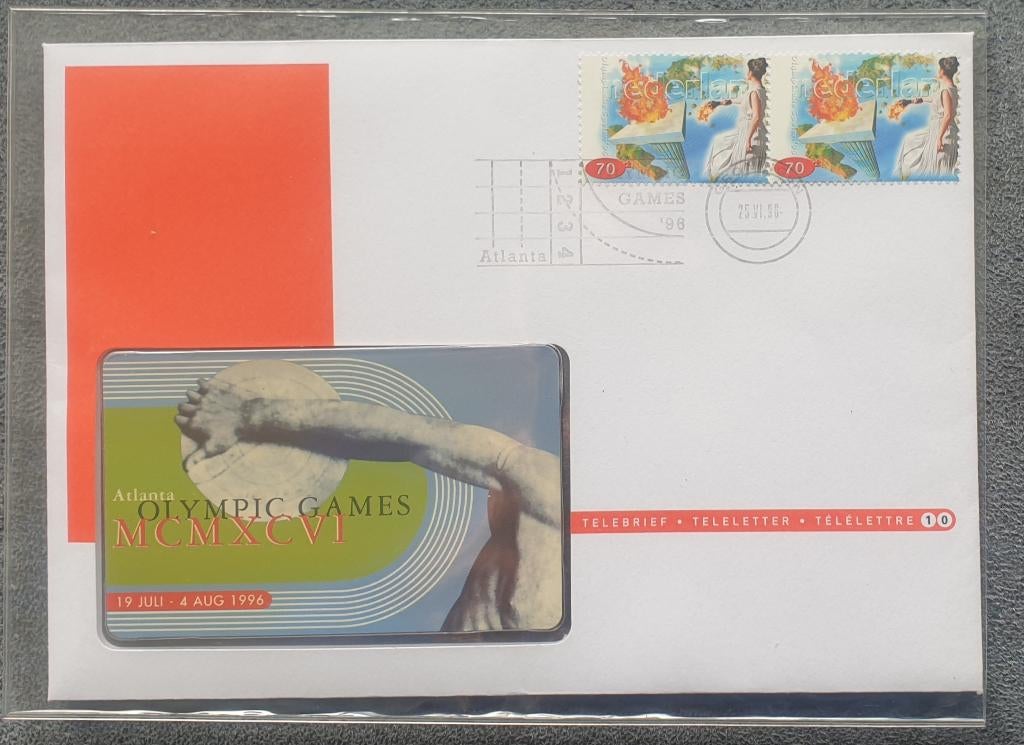 Telebrief nieuw ongebruikt Olympic Games 1996 (no.12), Verzamelen, Ophalen of Verzenden, Nederland