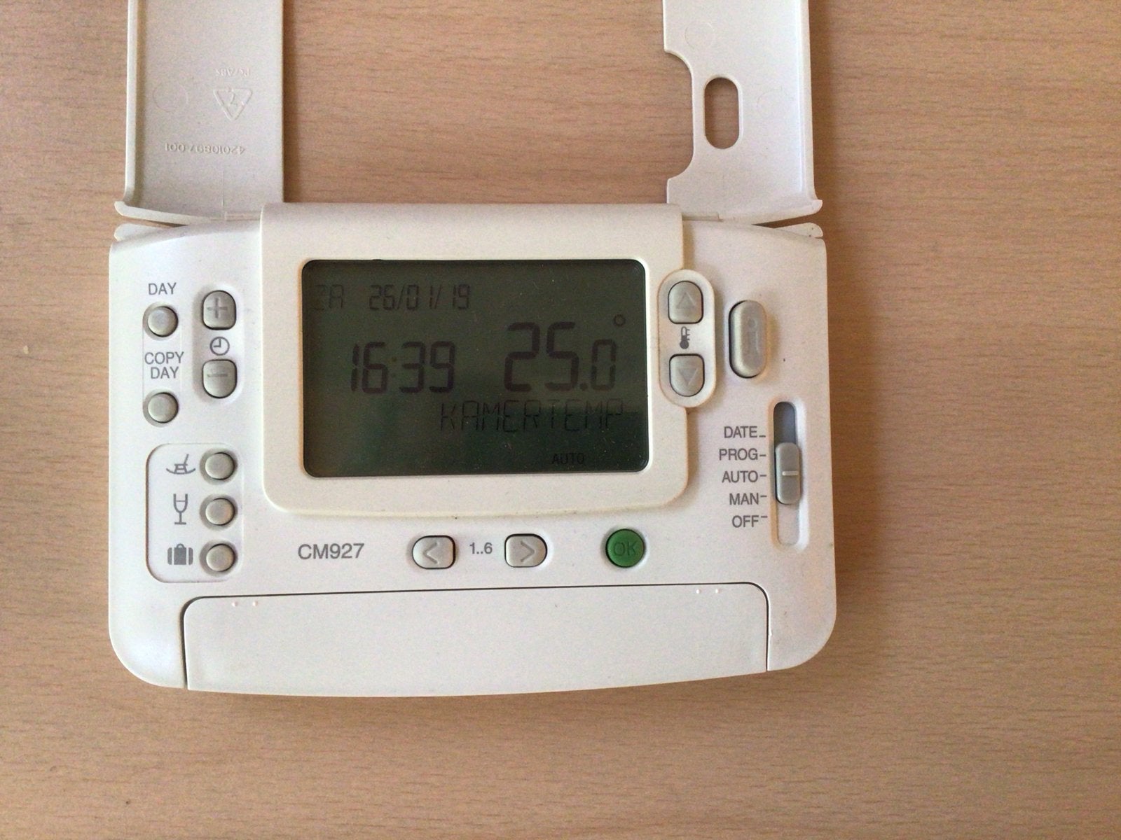 Honeywell CM927 Draadloze Programmeerbare Thermostaat, Ophalen of Verzenden, Slimme thermostaat, Gebruikt
