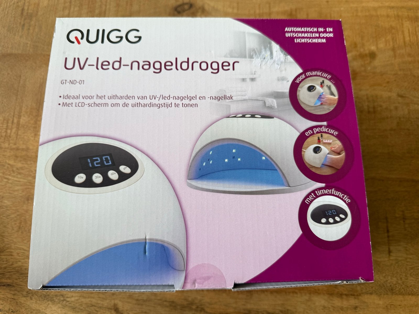 UV led nageldroger voor manicure en pedicure, Ophalen, Wit, Nieuw, Handen en Nagels