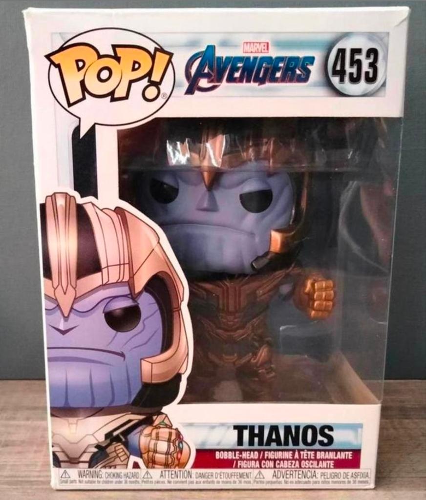 453 Thanos Marvel Avengers Endgame Funko Pop, Ophalen of Verzenden, Zo goed als nieuw