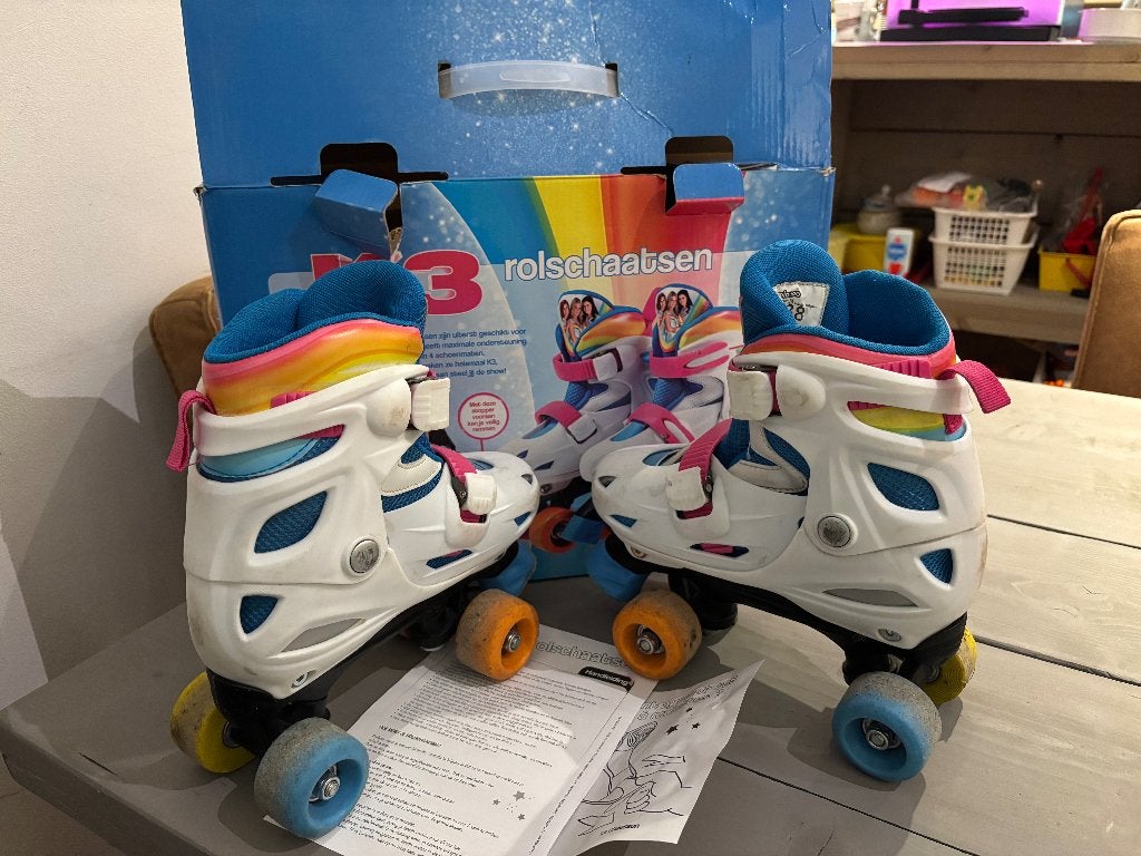 Rolschaatsen van K3 maat 35 tm 38, Ophalen of Verzenden, Verstelbaar, Gebruikt, Kinderen