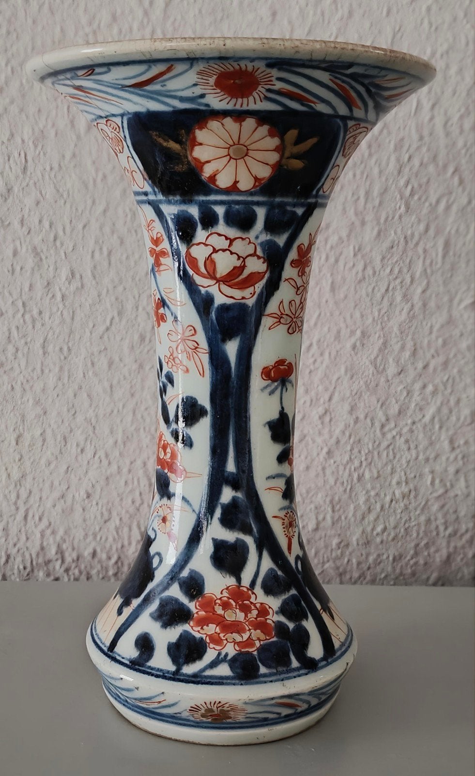 Antieke Imari vaas, handbeschilderd, 19e eeuw, Ophalen of Verzenden