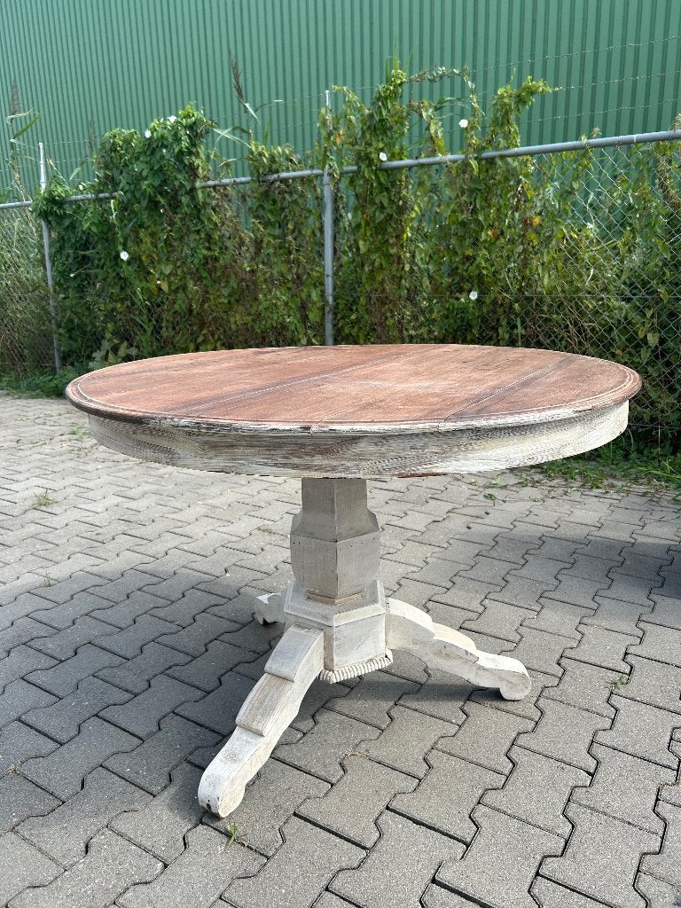 Ronde tafel gratis, Ophalen, Gebruikt, Rond, Vier personen