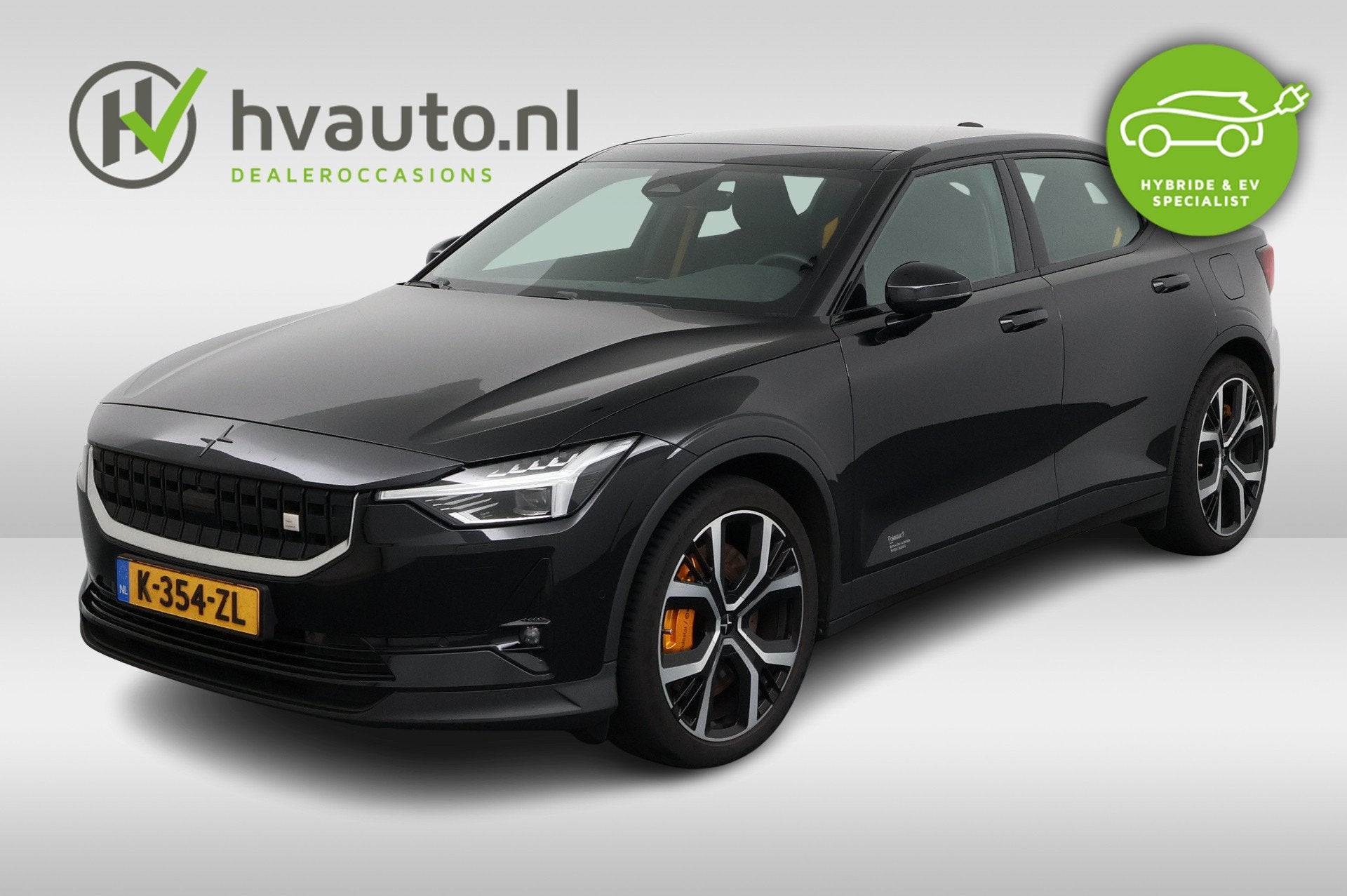 Polestar 2 DUAL MOTOR 476PK PERFORMANCE PILOT PLUS 78 KWH |, Auto's, Stof, Gebruikt, Zwart, 24 min