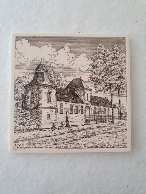 tegel poortgebouw kasteel Gemert anno 1462, Ophalen