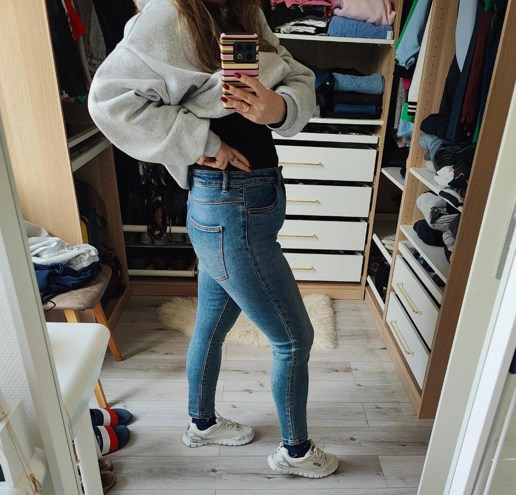 ONLY skinny jeans W32 (XL), L30, Only, Blauw, Maat 46/48 (XL) of groter, Ophalen of Verzenden