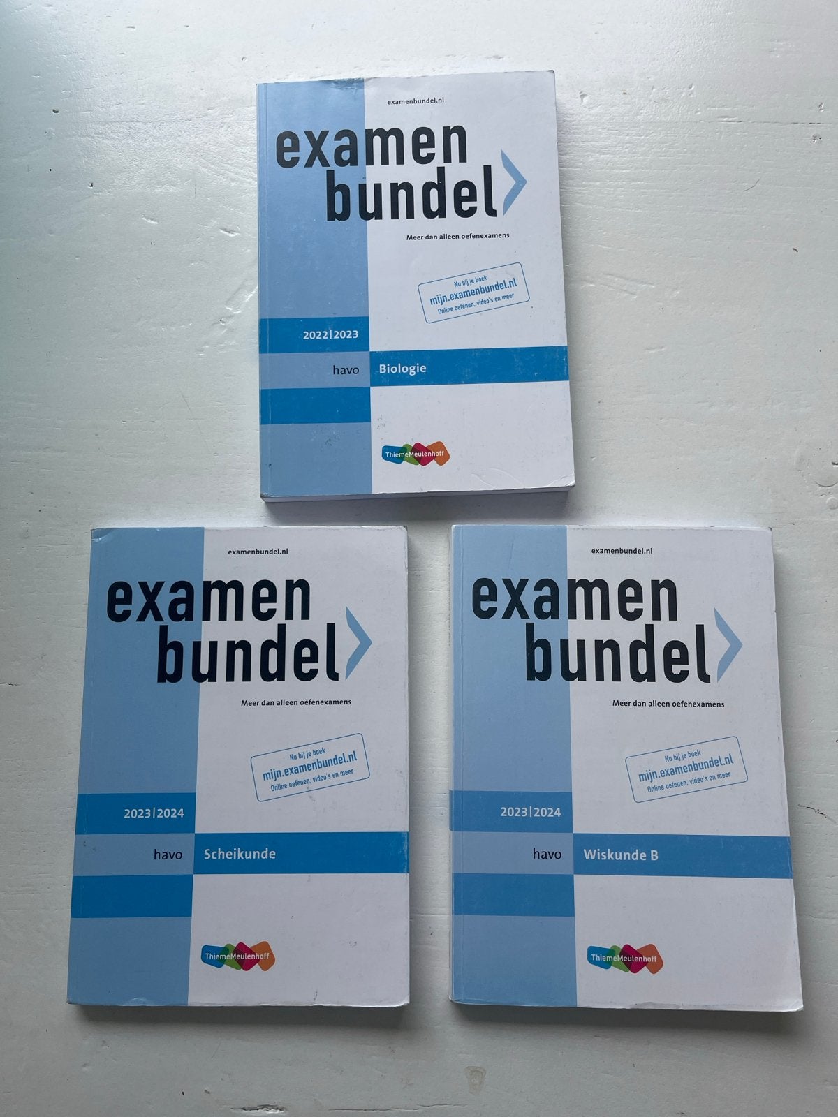 Gratis Examenbundels HAVO Biologie, Scheikunde, Wiskunde B, Ophalen of Verzenden, Gelezen, HAVO, Biologie