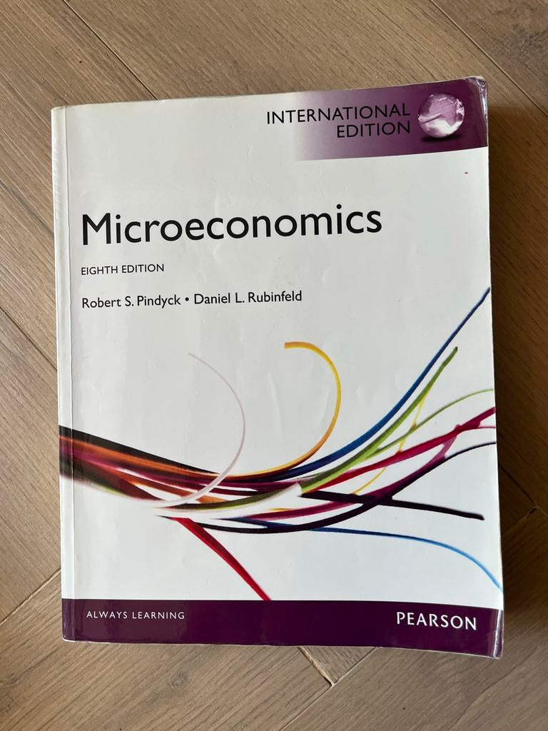 Microeconomics - Eighth Edition, Ophalen of Verzenden, Gamma, Gelezen, WO