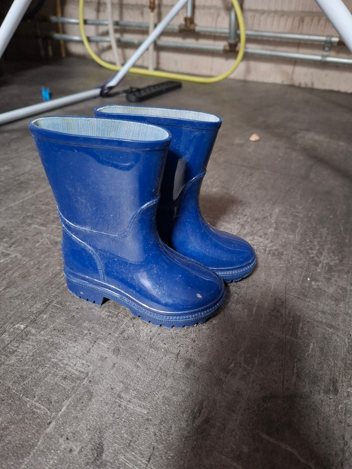 Blauwe regenlaarzen maat 21, Kinderen en Baby's, Kinderkleding | Schoenen en Sokken, Gebruikt, Jongen of Meisje, Ophalen of Verzenden