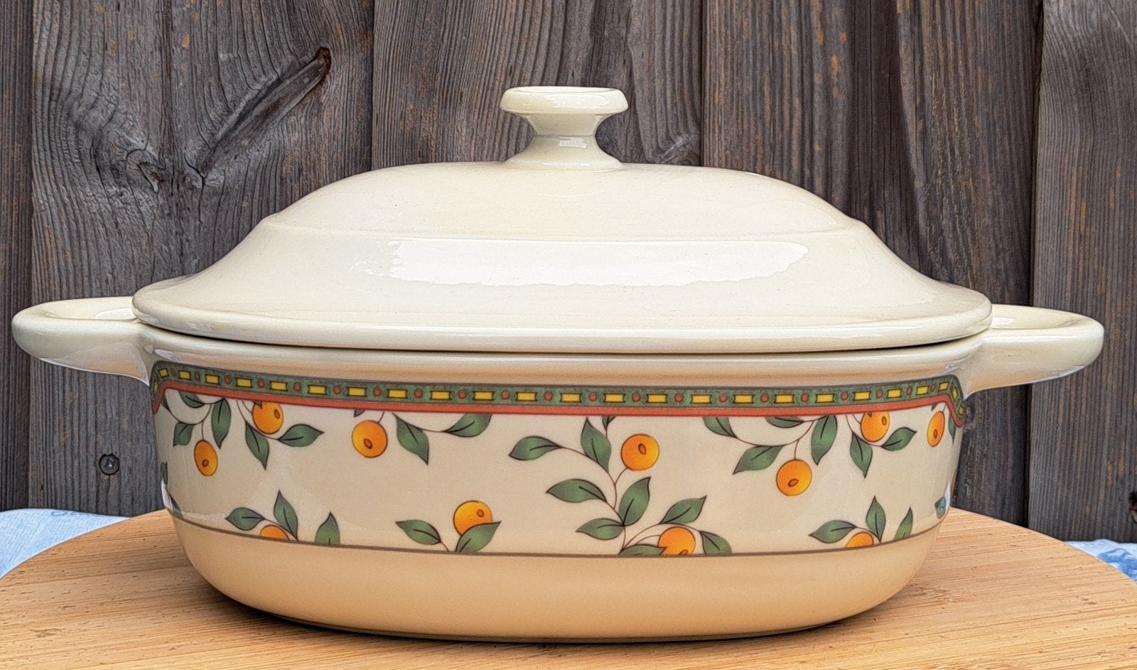 Oven/dekschaal Koffietijd servies., Overige merken, Vintage, Nieuw, Ophalen of Verzenden