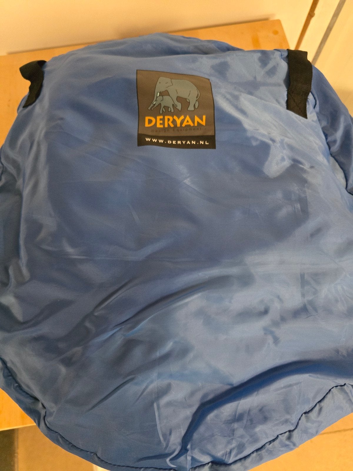 Deryan Travel Cot / Pop-up Tent - Blauw, Caravans en Kamperen, Ophalen of Verzenden, Gebruikt