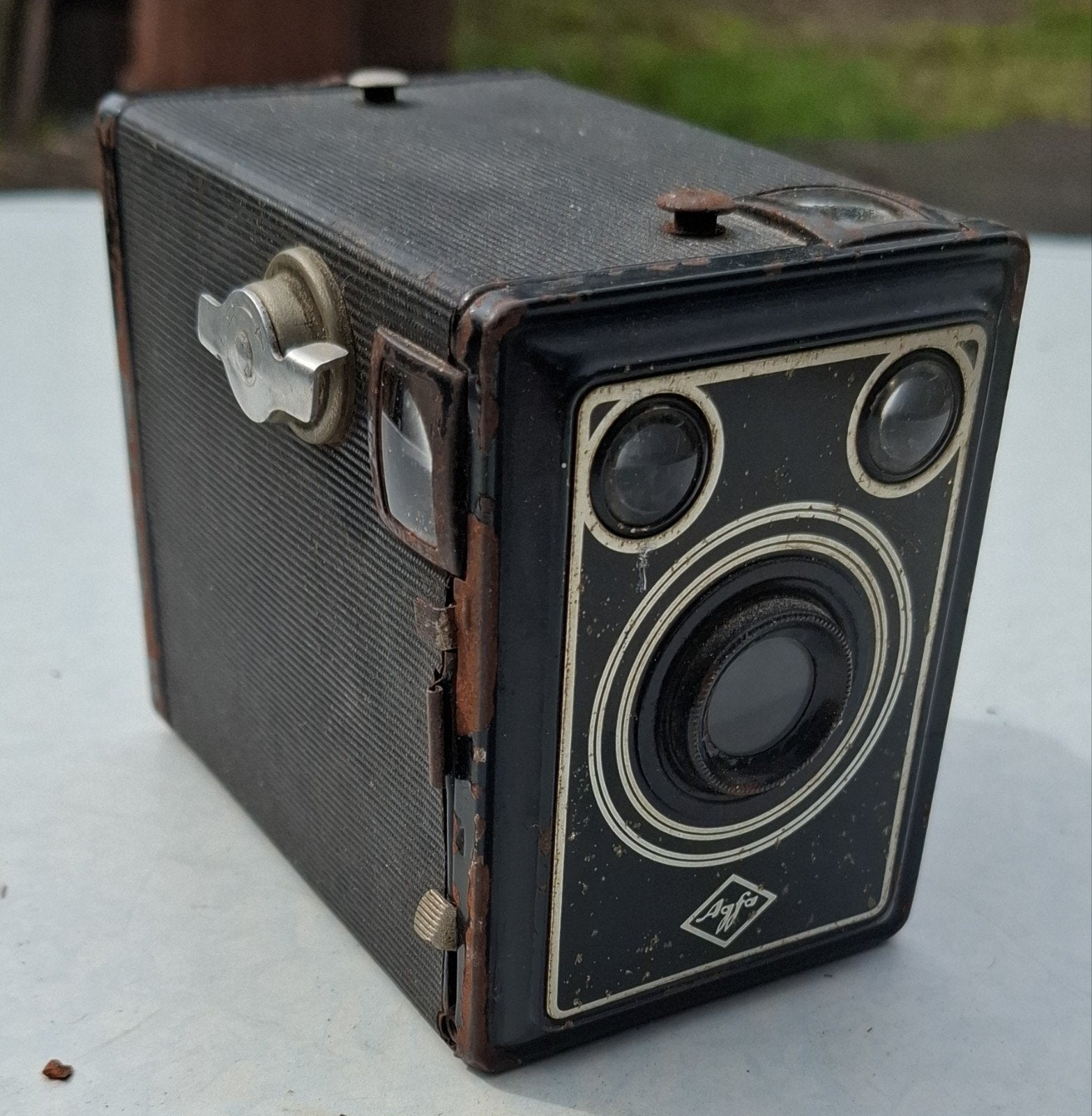 Klassieke Agfa Synchro Box camera - Vintage Fotografie, Ophalen of Verzenden