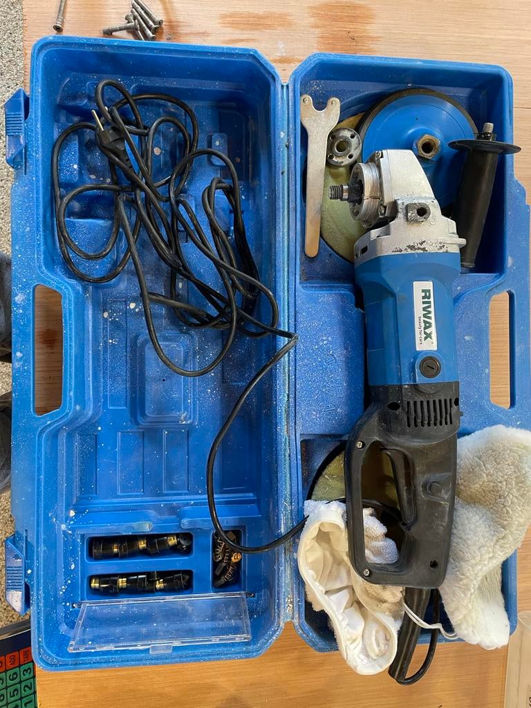 Riwax Polijstmachine / Poetsmachine in Koffer, Gebruikt, Info@a-zeilen.nl, A-Zeilen, Overige typen