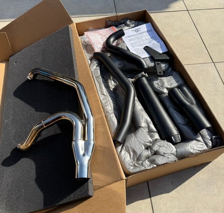 Bassani Road Rage 2-1 uitlaat Harley Davidson exhaust m8, Ophalen of Verzenden, Gebruikt