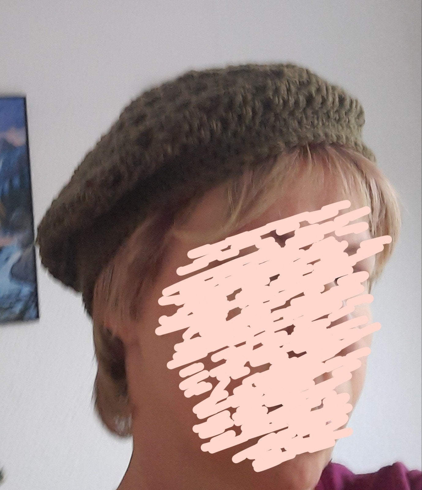 Gehaakte baret, Ophalen of Verzenden, Nieuw, Haken, Overige typen