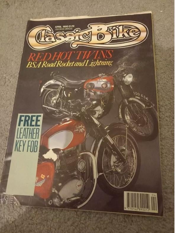 Classic Bike Magazine april 1990, Verzenden, Gelezen