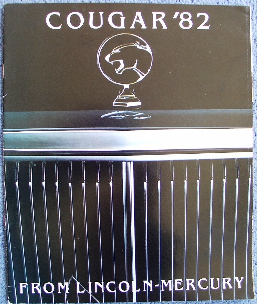 Mercury Cougar 1982 brochure USA, Verzenden, Gelezen, Overige merken