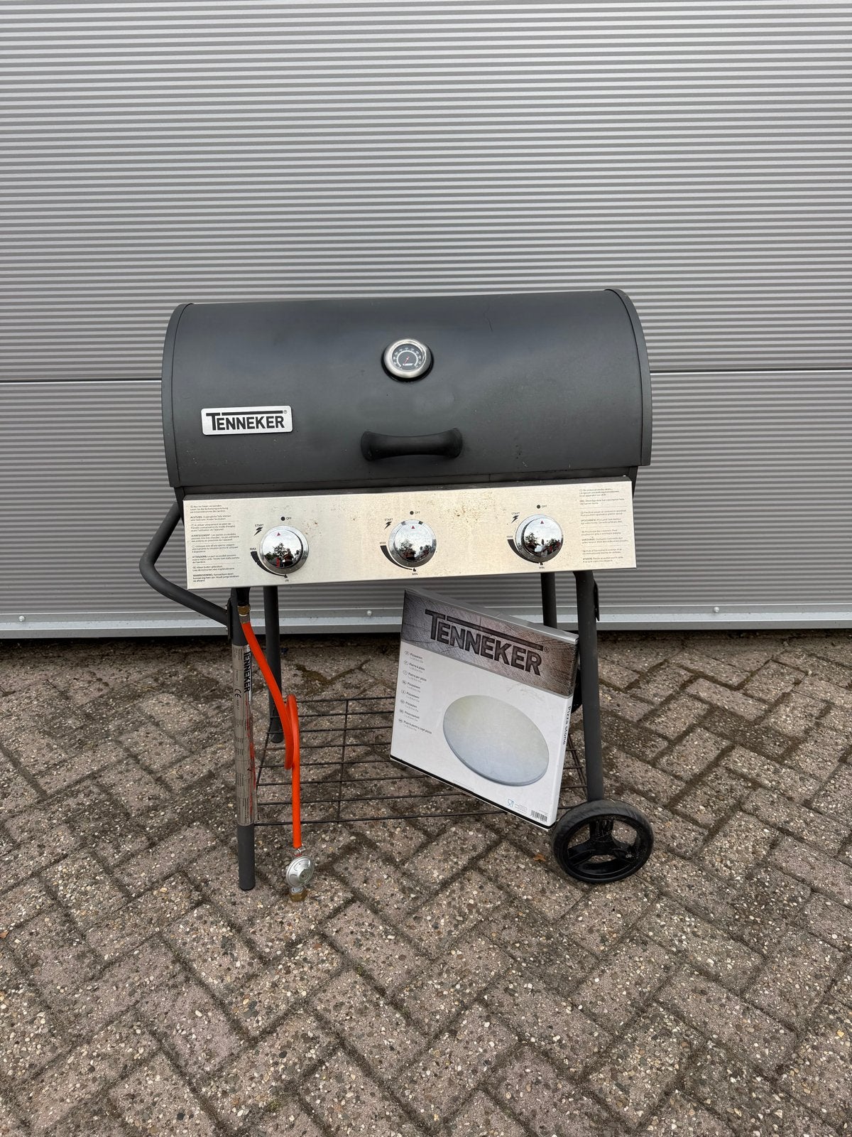 Tenneker gasbarbecue, Tuin en Terras, Gasbarbecues, Ophalen, Gebruikt
